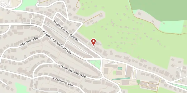 Karte der Umgebung von Ziegenhainer Straße 27 b, 07749 Jena