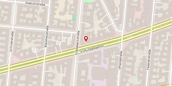 Karte der Umgebung von Kurfürstendamm 38-39, 10719 Berlin