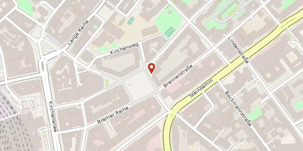 Karte der Umgebung von Hansaplatz 12, 20099 Hamburg