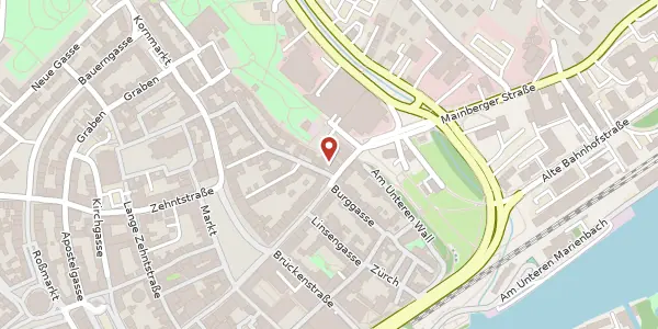 Karte der Umgebung von Rückertstr. 25, 97421 Schweinfurt