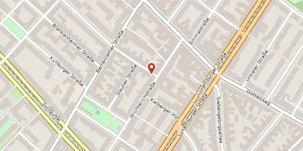 Karte der Umgebung von Gerolsteiner Straße 1, 50937 Köln