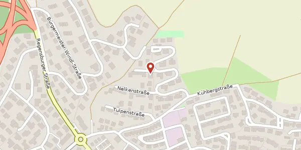 Karte der Umgebung von Veilchenstr. 1, 93077 Bad Abbach