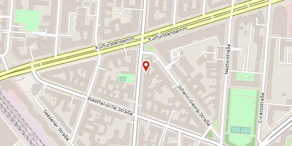 Karte der Umgebung von Joachim-Friedrich-Straße 15, 10711 Berlin