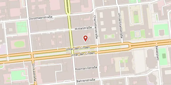 Karte der Umgebung von Unter den Linden 14, 10117 Berlin