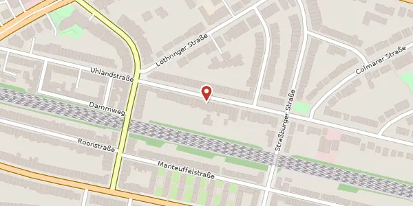 Karte der Umgebung von Elsasser Str. 27, 28211 Bremen