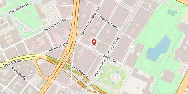 Karte der Umgebung von Bolzstraße 6, 70173 Stuttgart