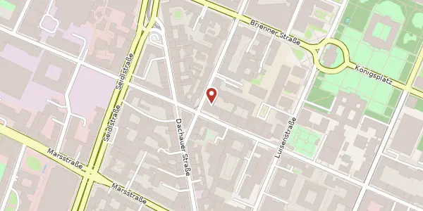 Karte der Umgebung von Augustenstr. 10, 80333 München