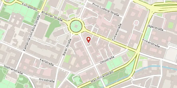 Karte der Umgebung von Max-Joseph-Str. 8, 80333 München