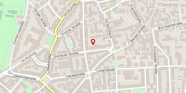 Karte der Umgebung von Gronauer Str. 29, 60385 Frankfurt