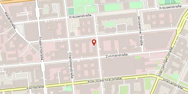 Karte der Umgebung von Markgrafenstraße 57, 10117 Berlin