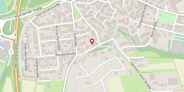 Karte der Umgebung von Lauffener Straße 12, 74081 Heilbronn
