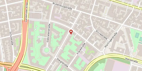 Karte der Umgebung von Birkerstr. 15, 80636 München