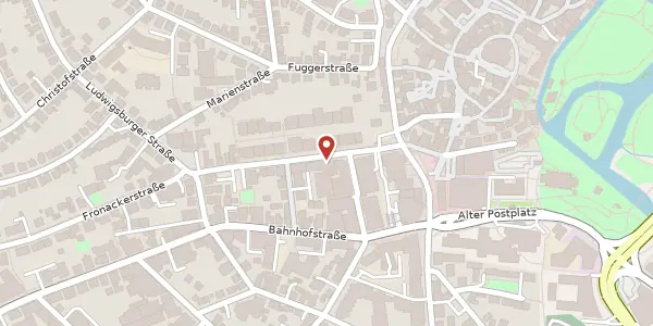 Karte der Umgebung von Fronackerstraße 11, 71332 Waiblingen