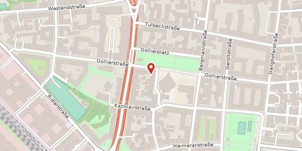 Karte der Umgebung von Kilianplatz 2, 80339 München