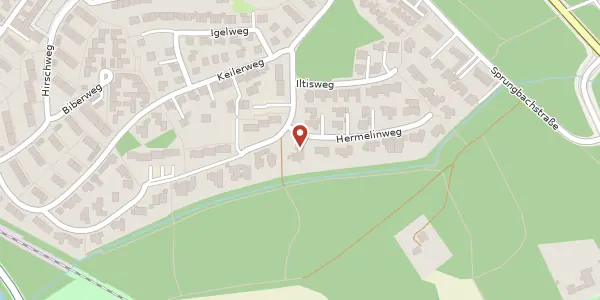 Karte der Umgebung von Hermelinweg 2, 33689 Bielefeld