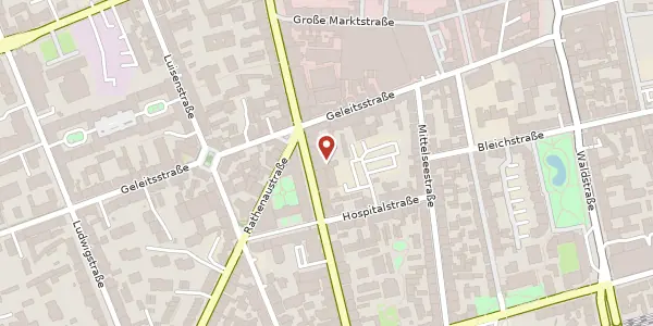 Karte der Umgebung von Kaiserstr. 29, 63065 Offenbach am Main