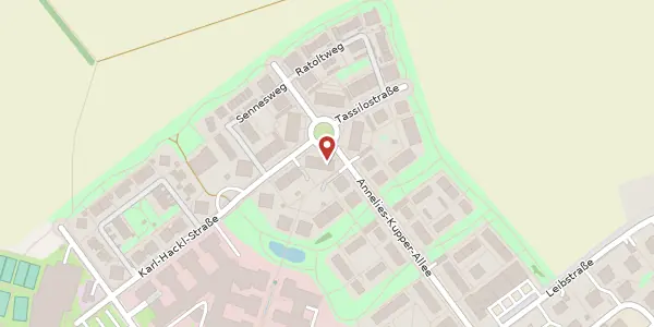 Karte der Umgebung von Ahrntaler Platz 11, 85540 Haar