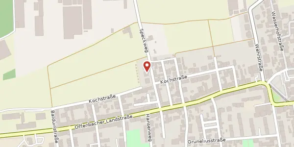 Karte der Umgebung von Speckgasse 9, 60599 Frankfurt