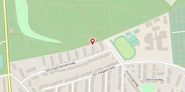 Karte der Umgebung von Sprungschanzenweg 20 G, 14169 Berlin