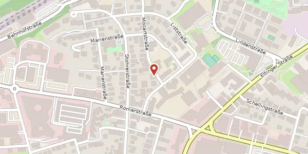 Karte der Umgebung von Mozartstraße 20, 71229 Leonberg