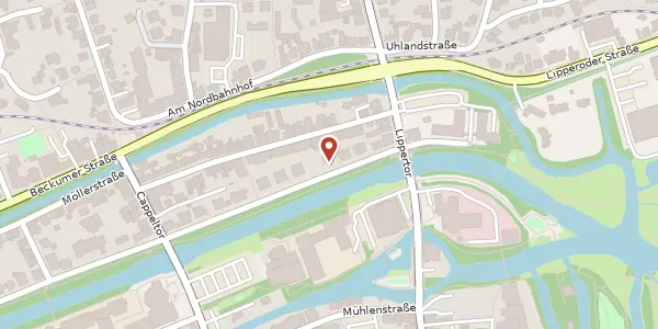 Karte der Umgebung von Kastanienweg 9, 59555 Lippstadt