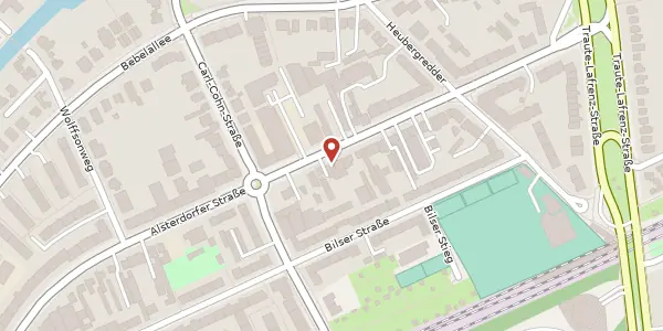 Karte der Umgebung von Alsterdorfer Straße 262, 22297 Hamburg