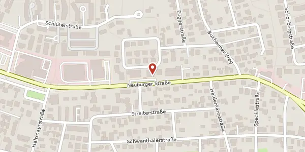 Karte der Umgebung von Neuburger Str. 53, 85057 Ingolstadt