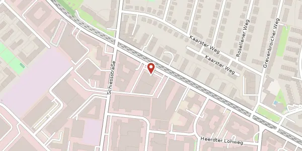 Karte der Umgebung von Hansaallee 203, 40549 Düsseldorf
