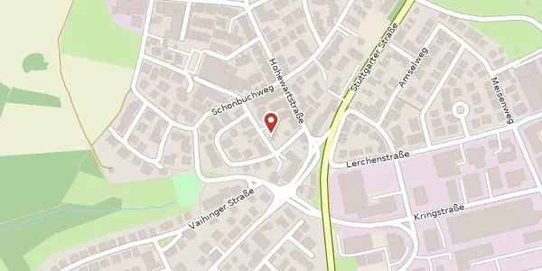 Karte der Umgebung von Filderstraße 2, 71144 Steinenbronn
