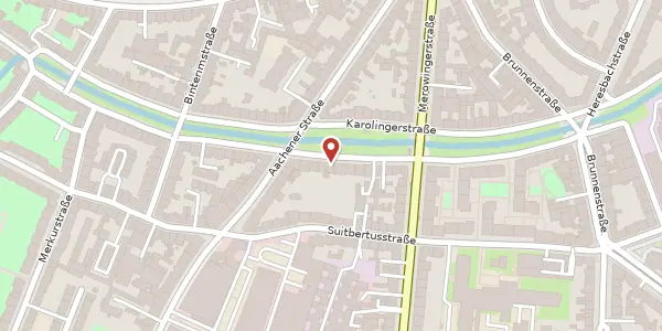 Karte der Umgebung von Karolingerstr. 89, 40223 Düsseldorf