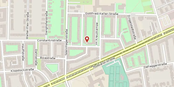 Karte der Umgebung von Am Langen Kampe 9, 30655 Hannover