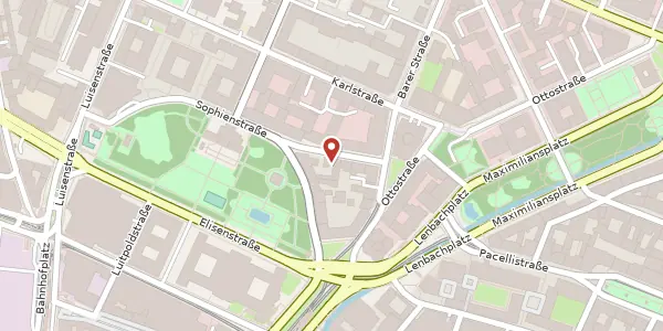 Karte der Umgebung von Arcostr. 5, 80333 München
