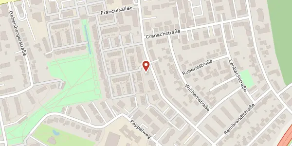 Karte der Umgebung von Chemnitzer Str. 20, 63452 Hanau