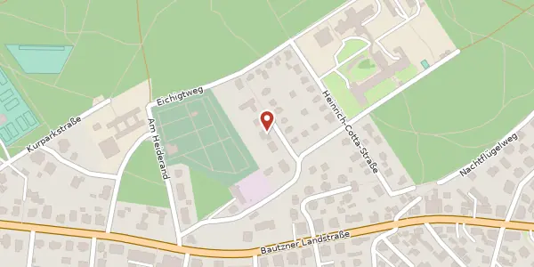 Karte der Umgebung von Eichhörnchenweg 3 a, 01324 Dresden