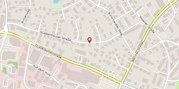 Karte der Umgebung von Stübbenhauser Str. 34, 40822 Mettmann