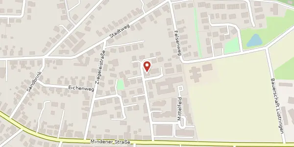 Karte der Umgebung von Auf dem Winkel 25, 49086 Osnabrück