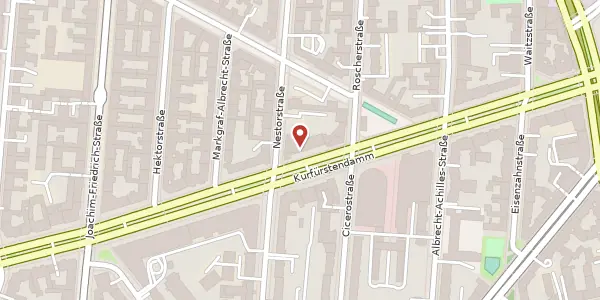 Karte der Umgebung von Kurfürstendamm 92, 10709 Berlin