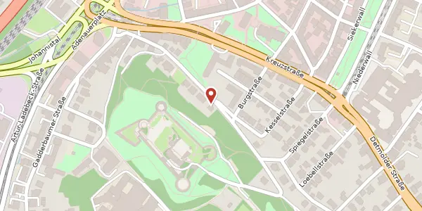 Karte der Umgebung von Am Sparrenberg 22, 33602 Bielefeld