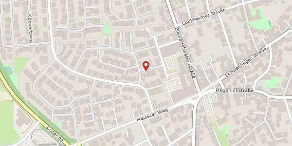Karte der Umgebung von Heckerstraße 69/1, 69124 Heidelberg