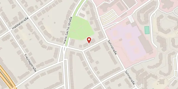 Karte der Umgebung von Rubensstr. 10, 40237 Düsseldorf