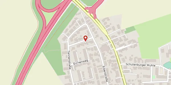 Karte der Umgebung von Weidenstraße 8 a, 30855 Langenhagen