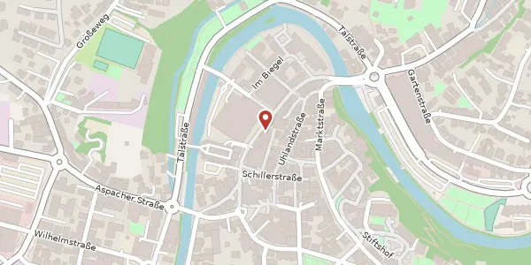 Karte der Umgebung von Grabenstraße 16, 71522 Backnang