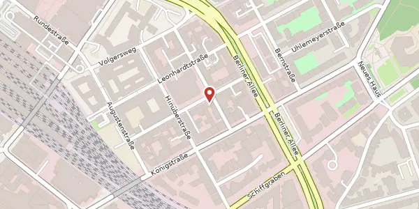 Karte der Umgebung von Roscherstraße 5, 30161 Hannover
