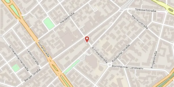 Karte der Umgebung von Eichwaldstr. 25, 60385 Frankfurt