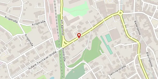 Karte der Umgebung von Innere Zwickauer Straße 21b, 09350 Lichtenstein