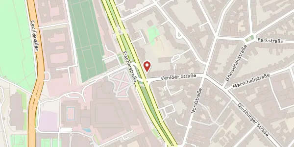 Karte der Umgebung von Fischerstr. 43, 40477 Düsseldorf