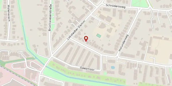 Karte der Umgebung von Brödermannsweg 90, 22453 Hamburg