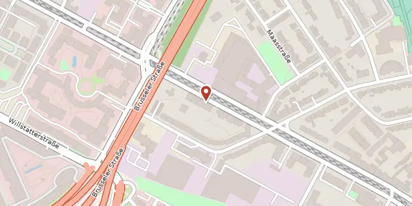 Karte der Umgebung von Hansaallee 57, 40549 Düsseldorf