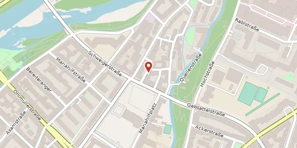 Karte der Umgebung von Sammtstr. 9, 81669 München