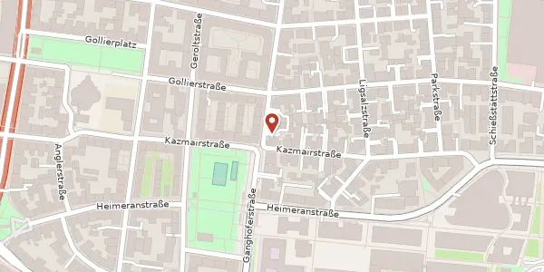 Karte der Umgebung von Ganghoferstr. 21, 80339 München